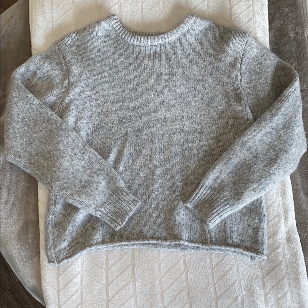 Oversized grey soft sweater